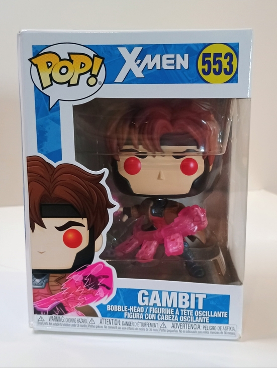 Funko Other - Funko Pop! Marvel Gambit Vinyl Figure with Pink Energy Effect